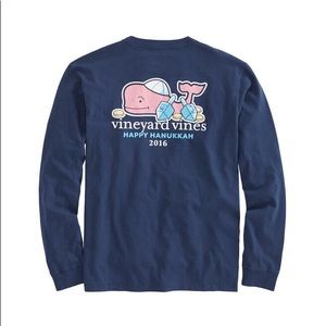 Vineyard Vines Hanukkah long sleeve shirt